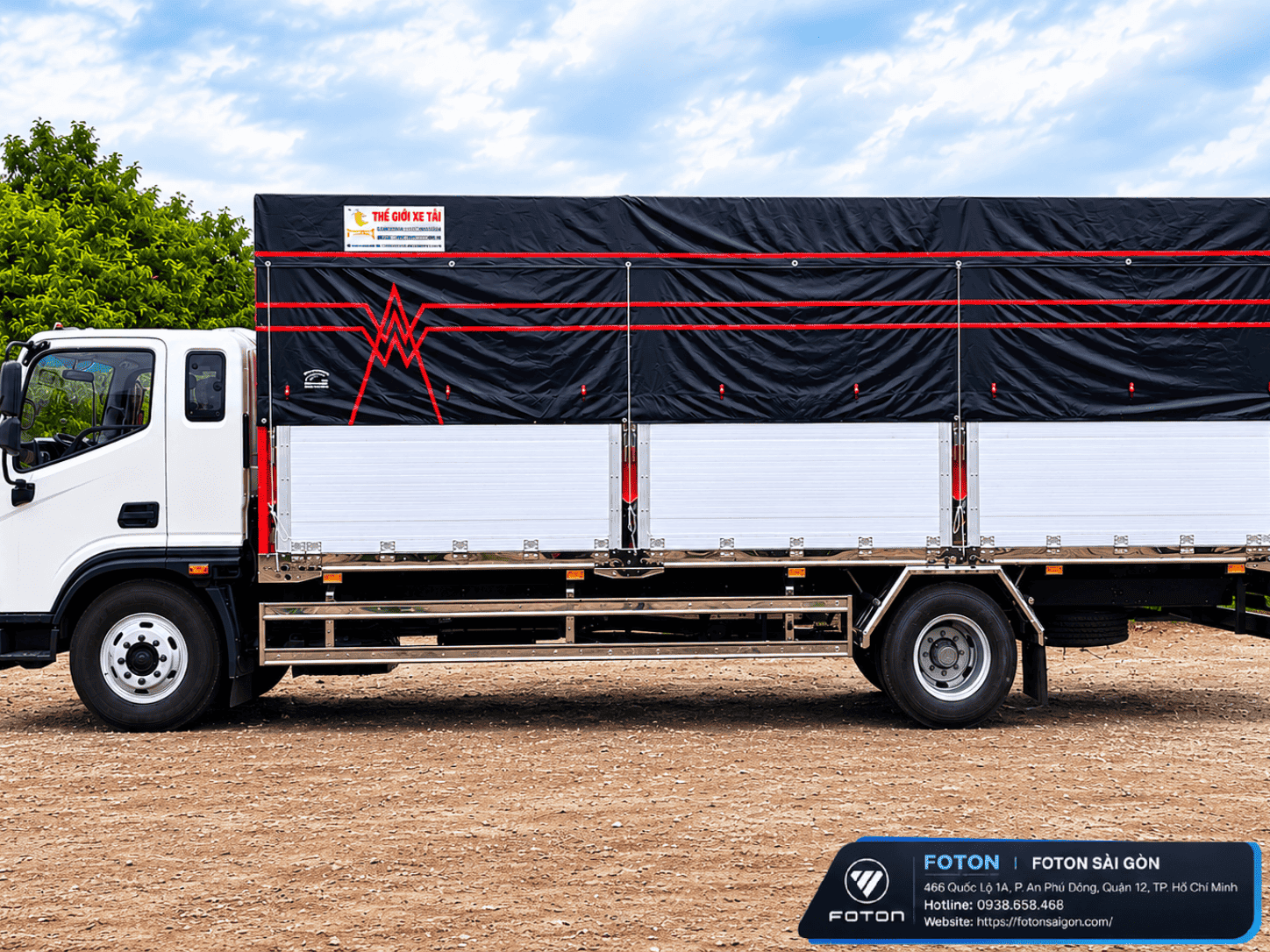 FOTON AUMARK S90 9.2 TẤN THÙNG MUI BẠT
